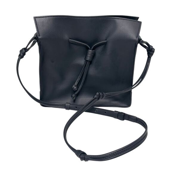 Von Holzhausen Shopper Crossbody Tote Technik Leather Black Small - Picture 2 of 14